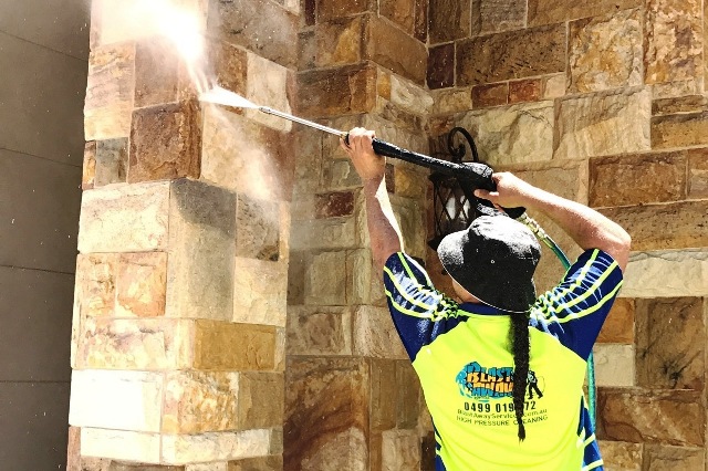 Property pressure washing