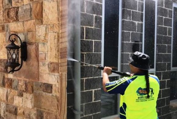 Property pressure washing